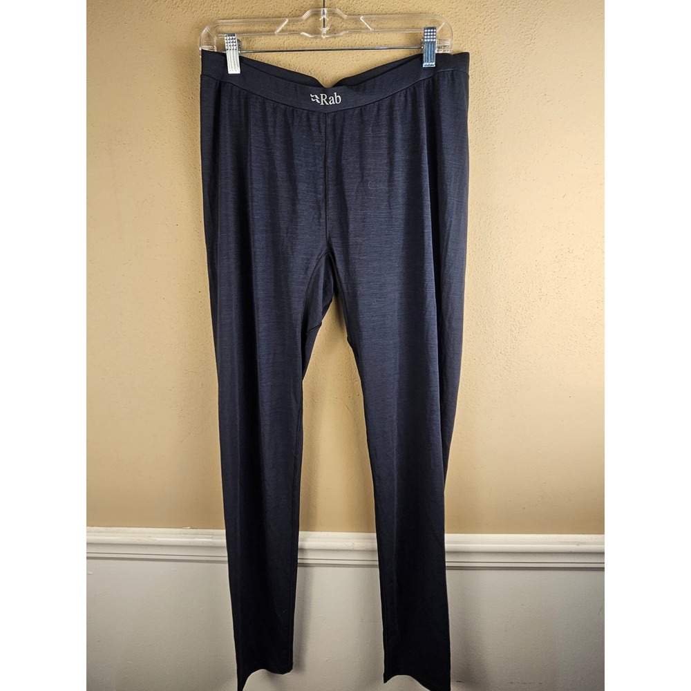 Rab Womens Navy Merino Wool Forge Baselayer Leggings XL